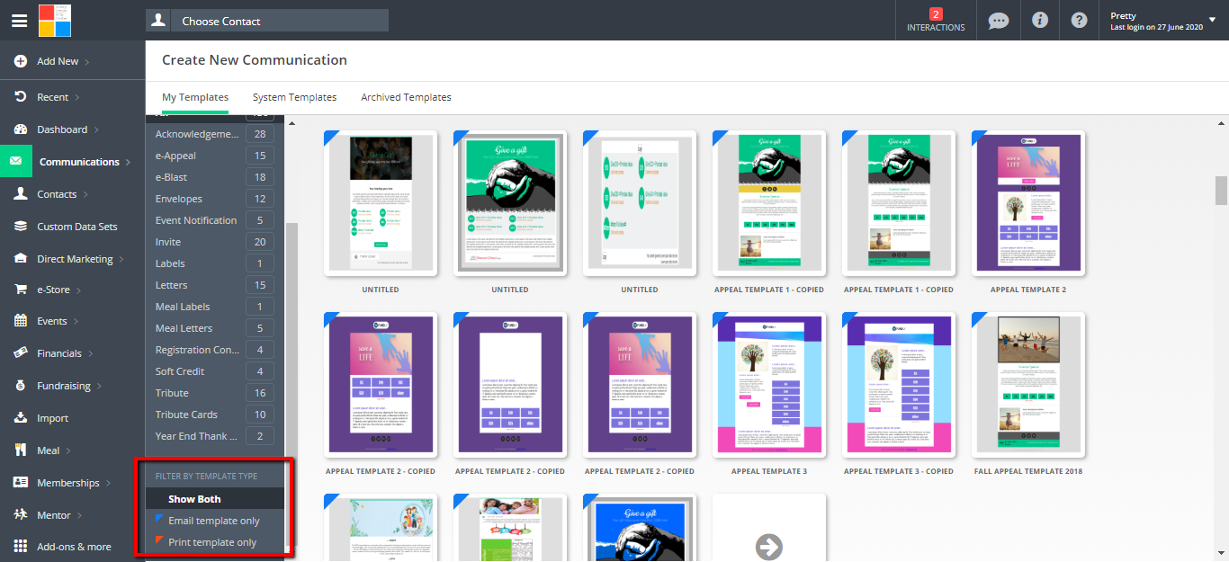 Templates Add Edit Templates Part I Create Basic Template Fundly 